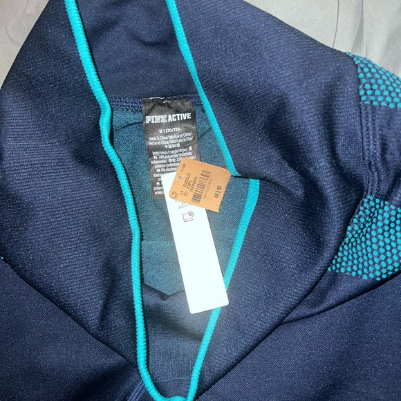 Victoria’s Secret pink leggings navy and aqua blue - Picture 4 of 4